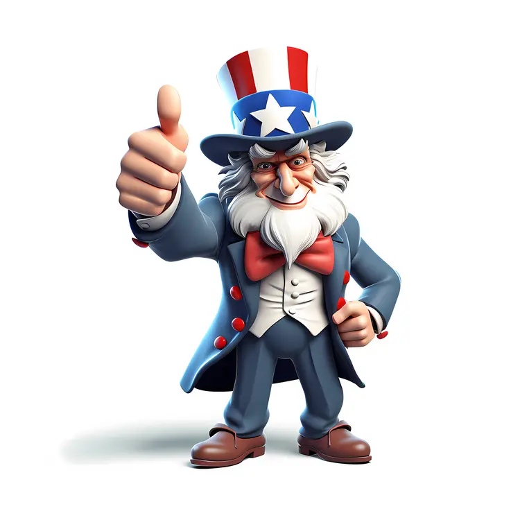 Uncle Sam Giving Thumbs Up