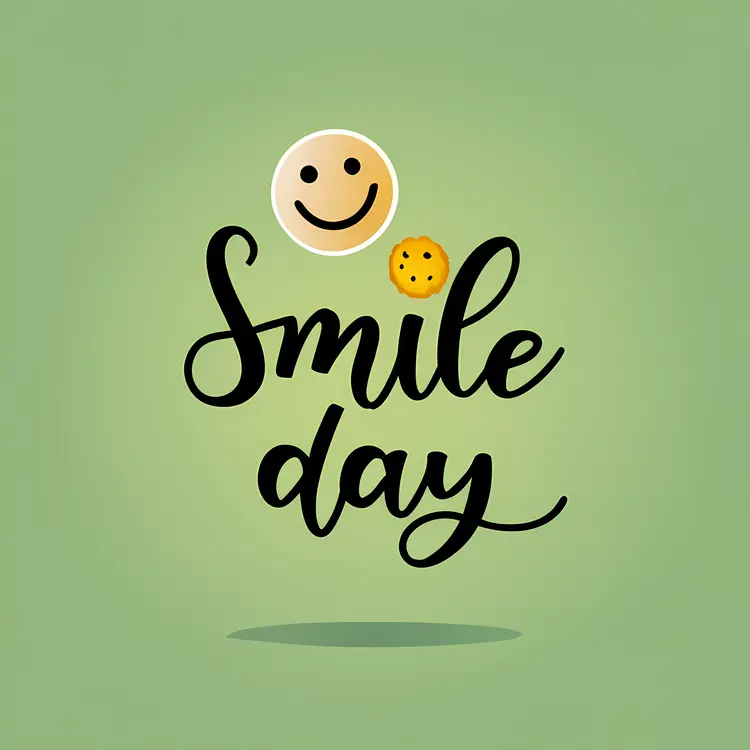 Smile Day Celebration with Smiley Face