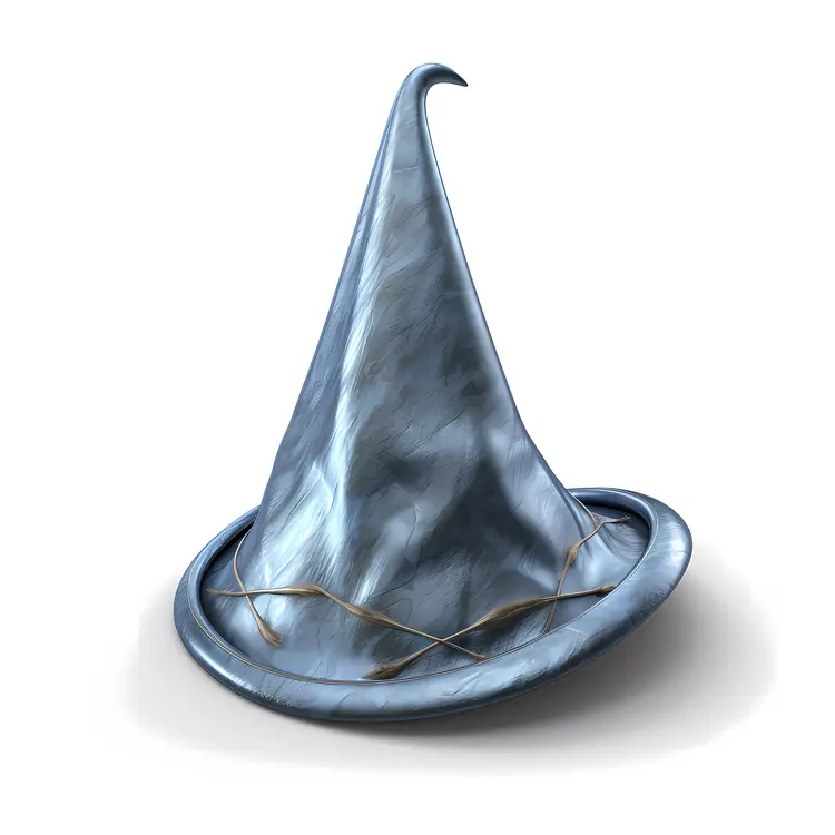 Silver Wizard Hat