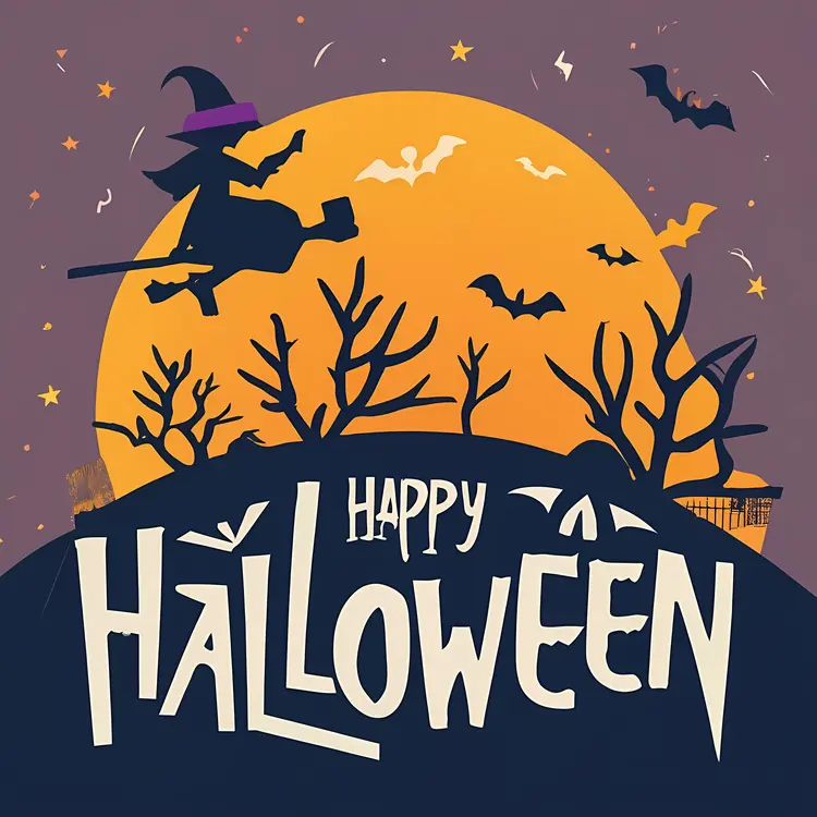 Happy Halloween Witch Night