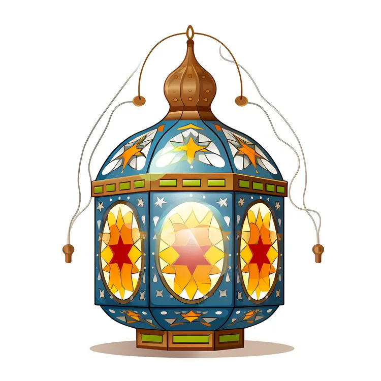 Colorful Decorative Lantern Illustration