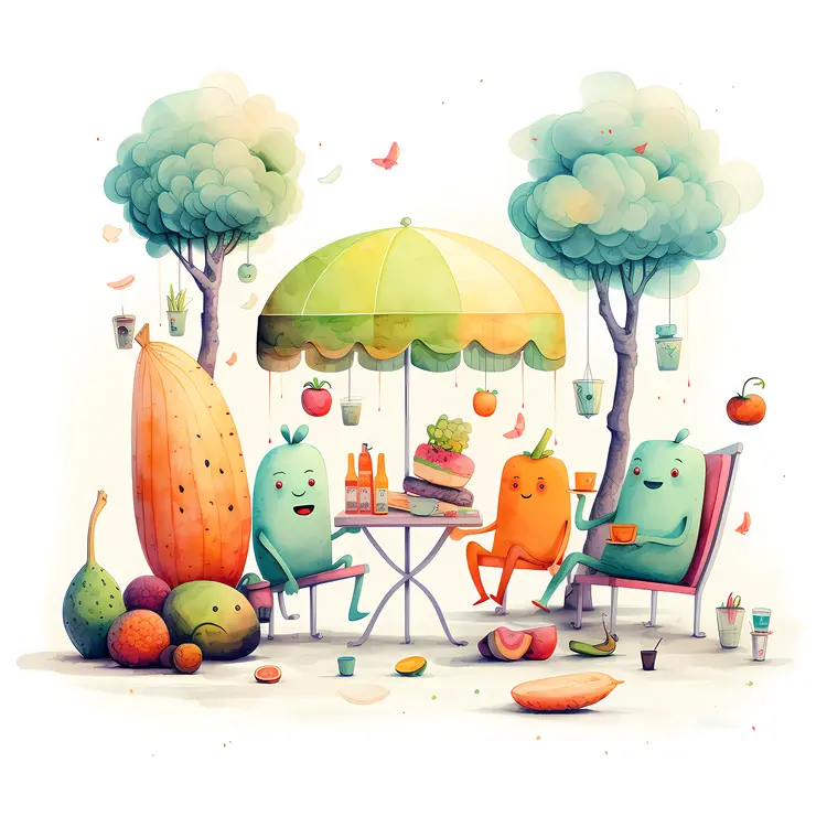 Fruits and Vegetables Picnic