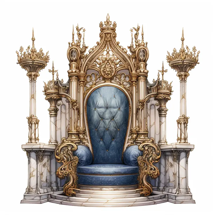 Ornate Golden Throne