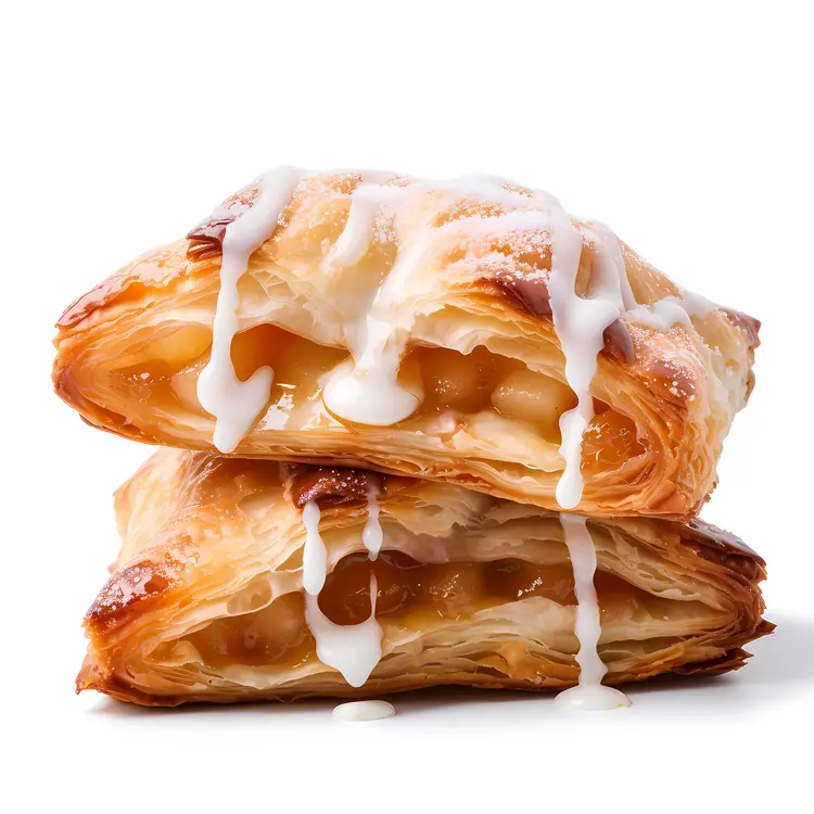 Delicious Apple Pastry with Icing
