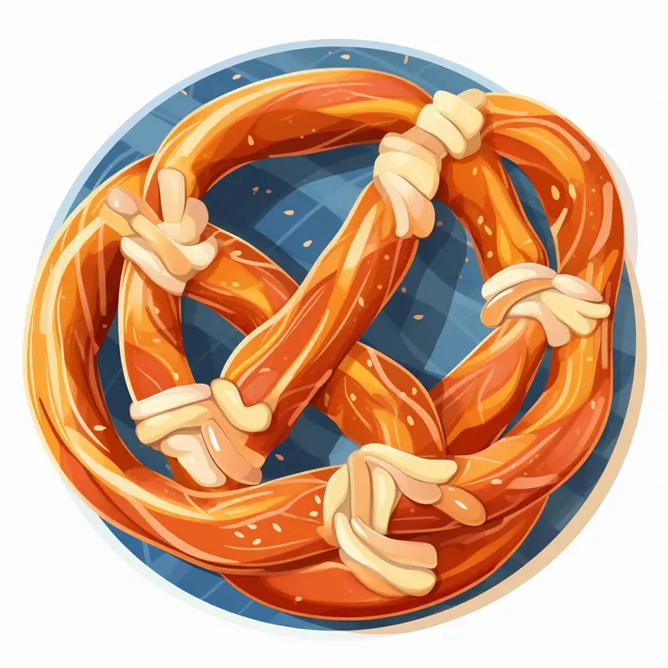 Delicious Pretzel Illustration