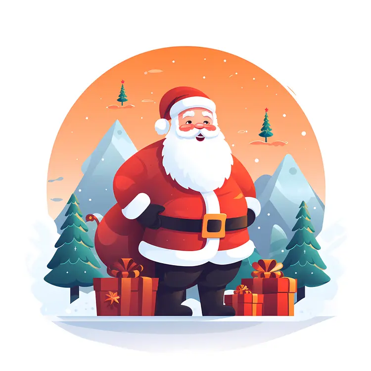 Santa Claus with Gifts