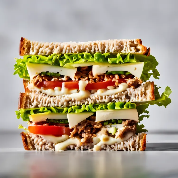 Healthy Sandwich with Lettuce