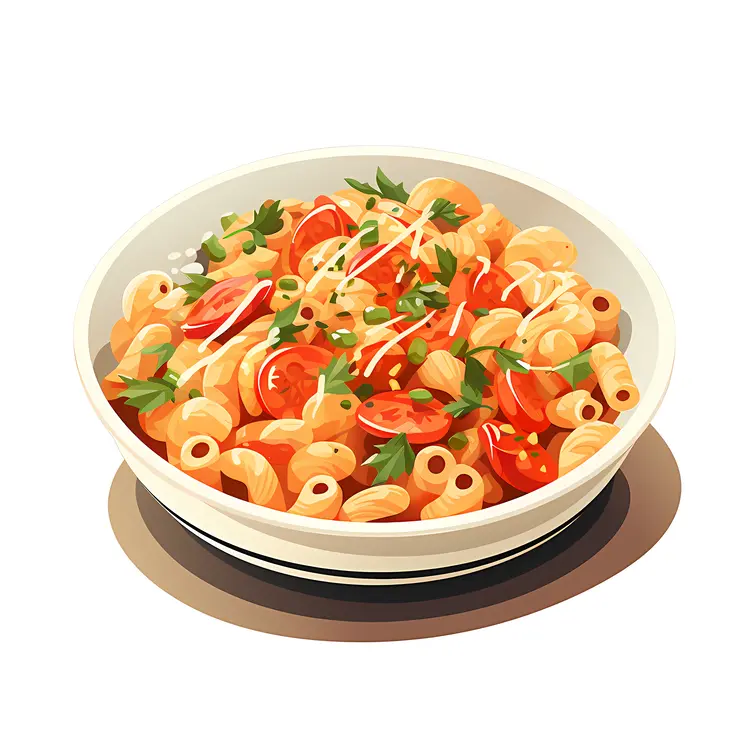 Macaroni with Vegetables and Herbs