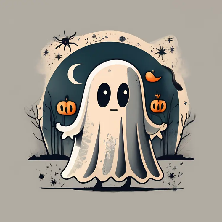 Spooky Cute Ghost