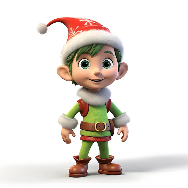 Elf with a Red Hat