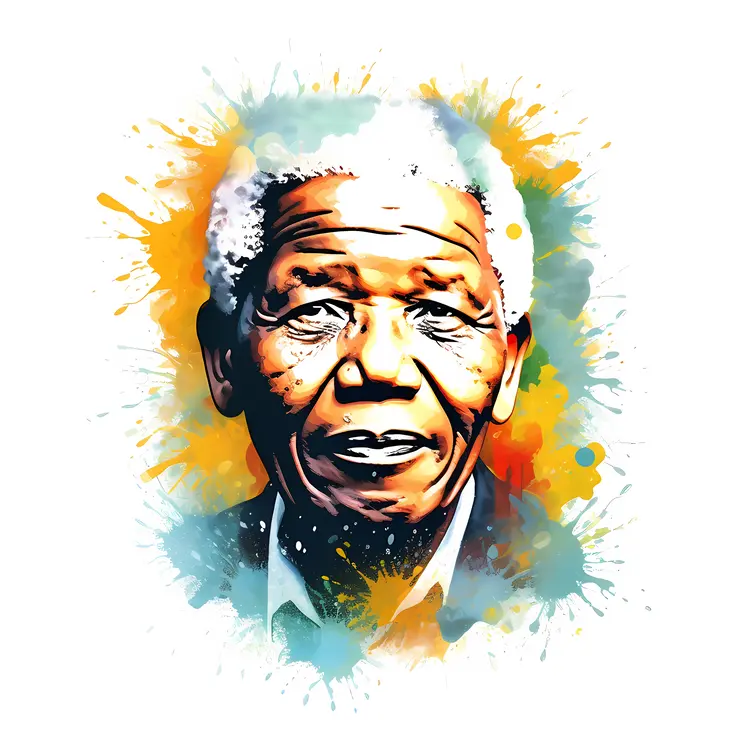 Artistic Watercolor Portrait of an Elderly Man