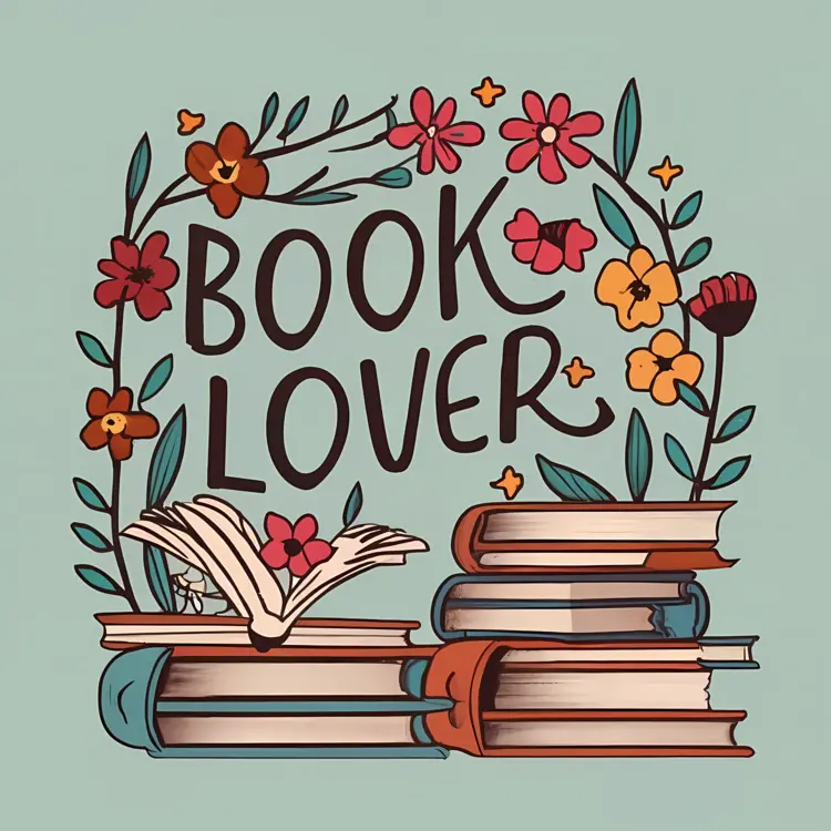 Book Lover Floral Design