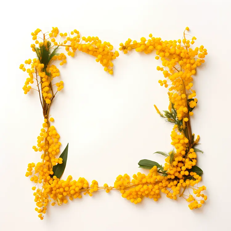 Yellow Flower Frame