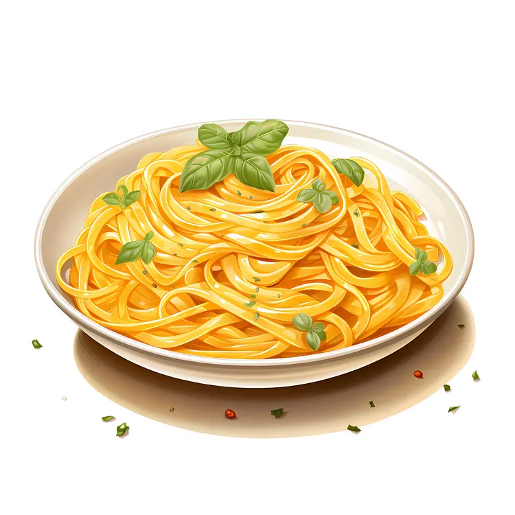 Simple Spaghetti with Fresh Basil