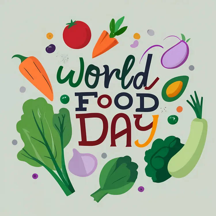 World Food Day with Assorted Vegetables