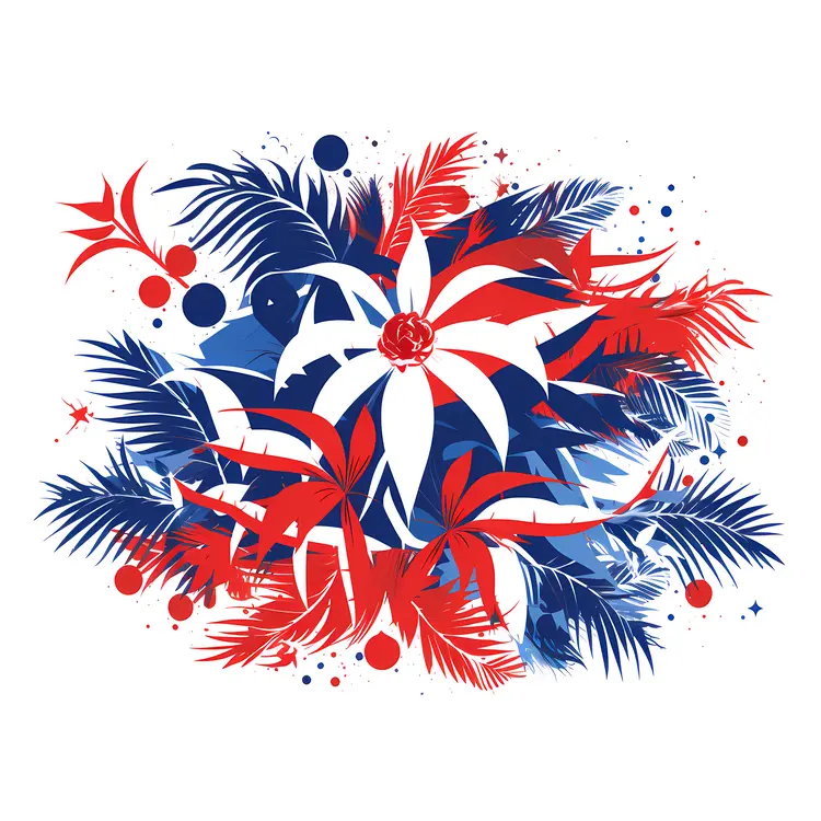 Colorful Abstract Floral Design