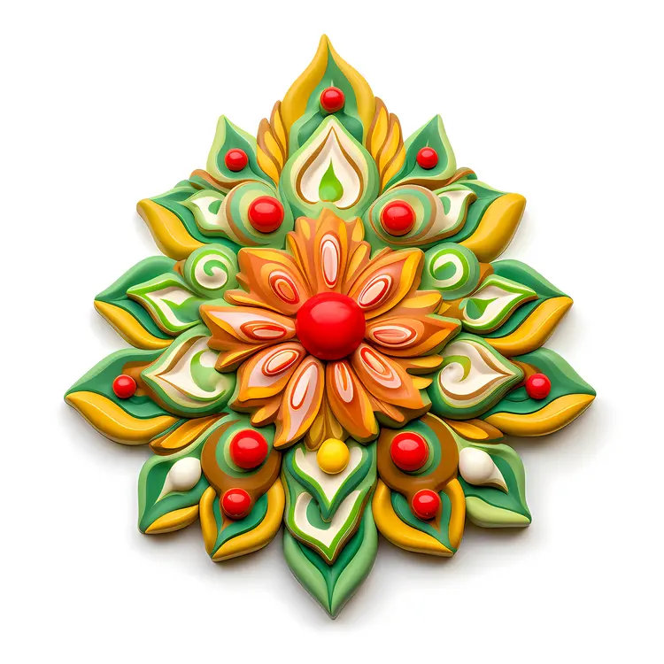 Colorful floral design