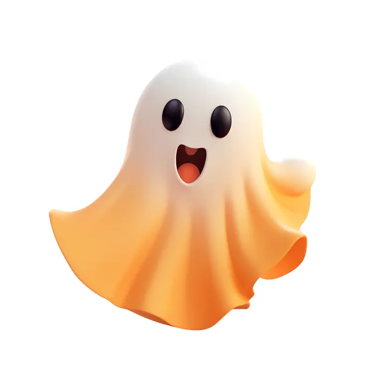 Cute White Ghost