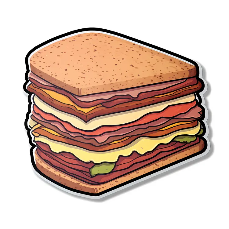 Delicious Sandwich Illustration