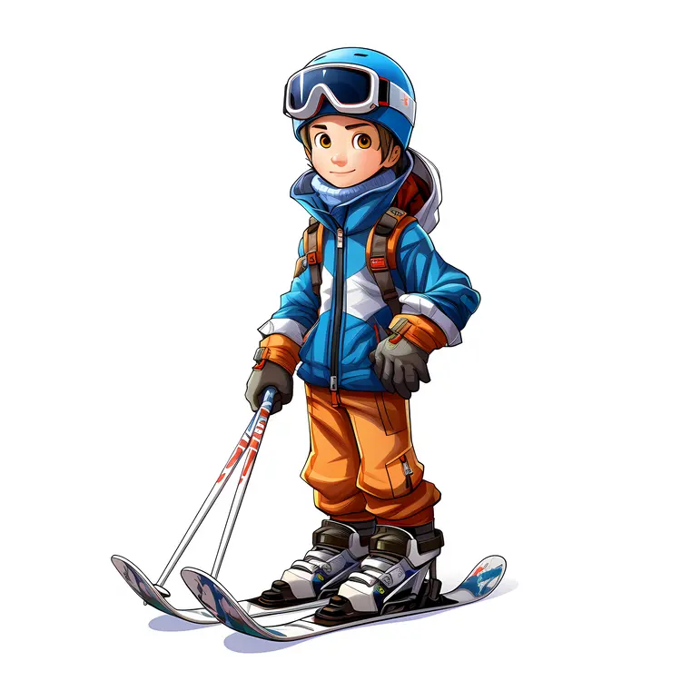 Child Ready for Skiing
