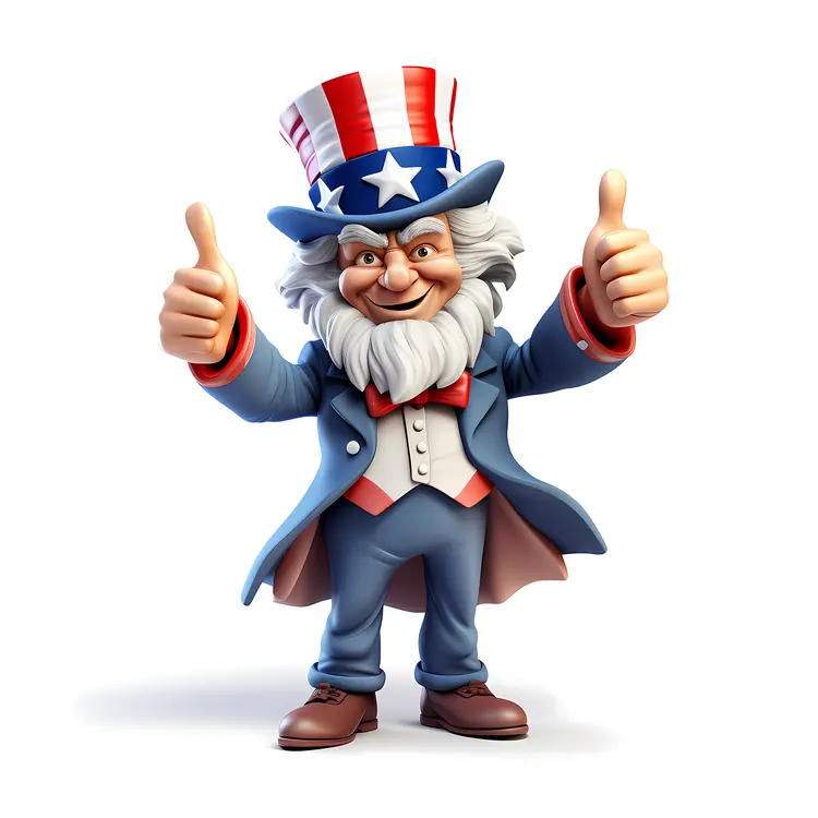 Uncle Sam Giving Thumbs Up