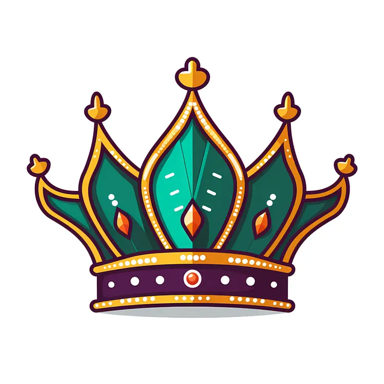 Green and Gold Crown