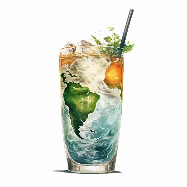 Earth-Themed Refreshing Beverage