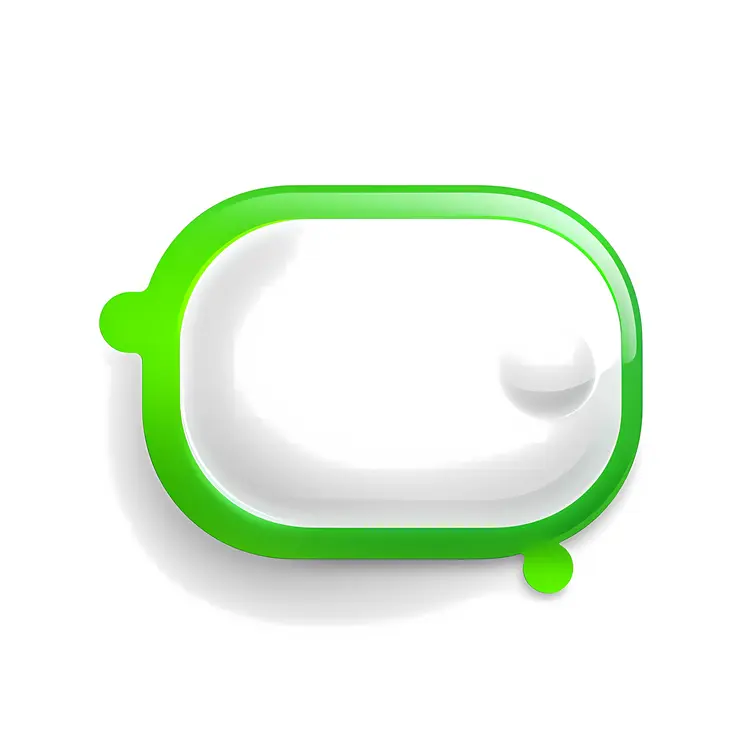 Glossy Green Bubble