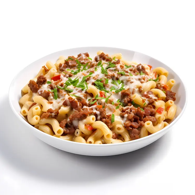 Macaroni with Meat and Cheese