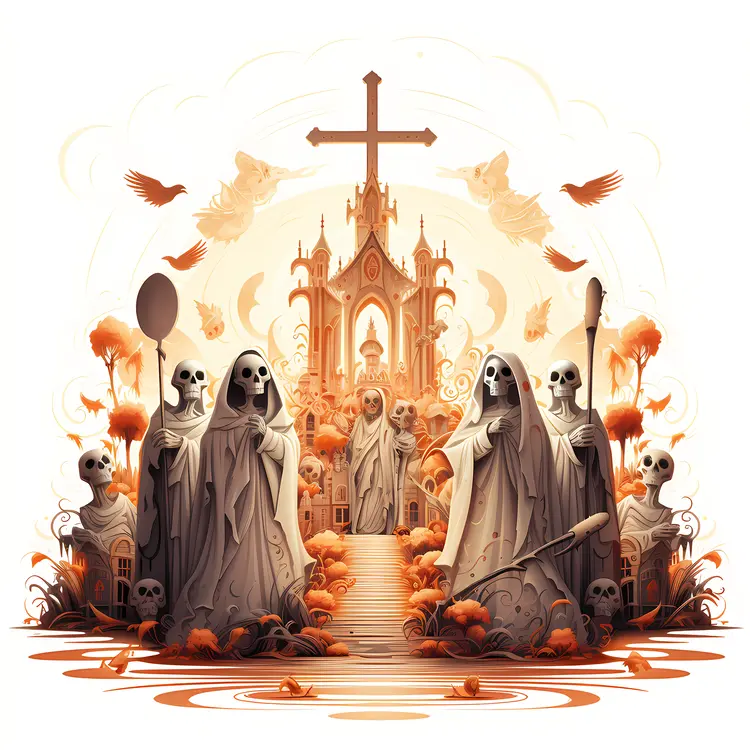 Gothic Skeletons and Church