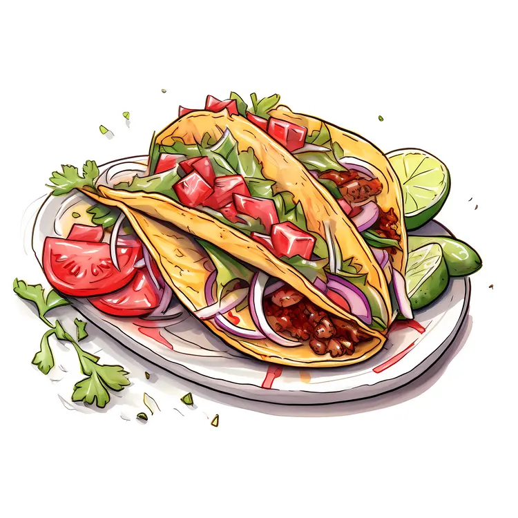 Delicious Tacos with Fresh Ingredients
