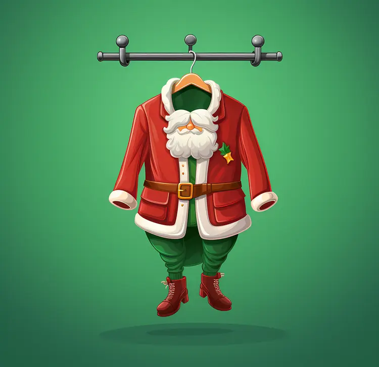 Santa Outfit with Green Pants
