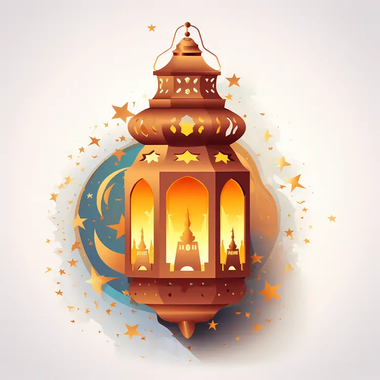 Decorative Lantern with Light