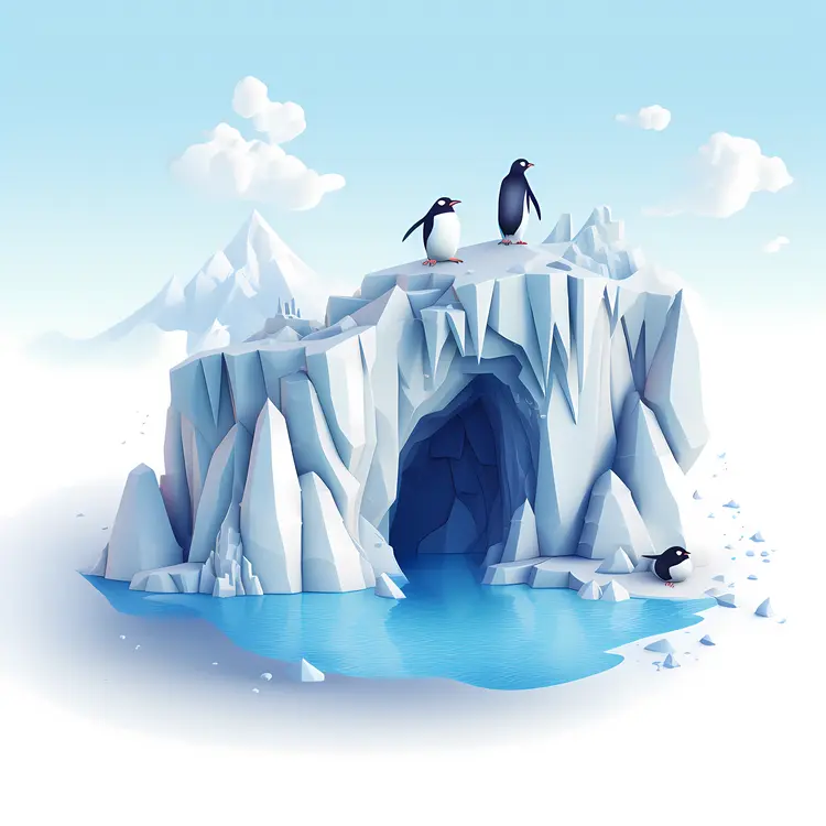 Penguins on Iceberg