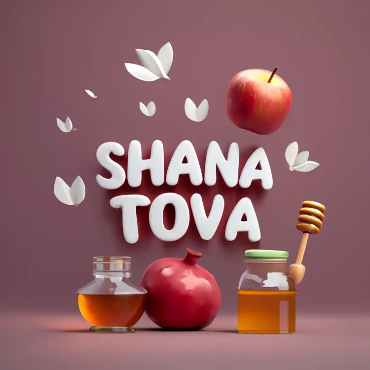 Shana Tova with Pomegranate and Honey