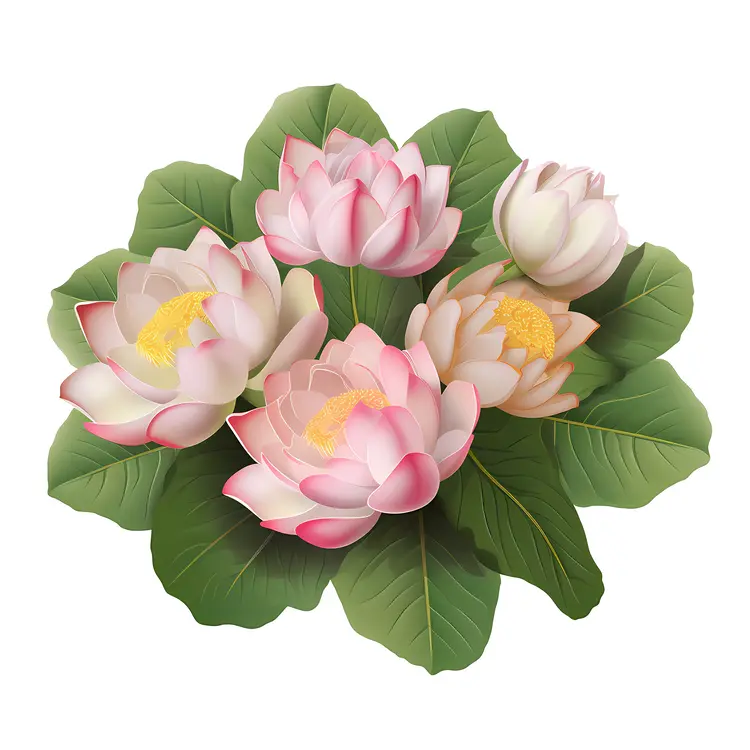 Beautiful Pink Lotus Flowers