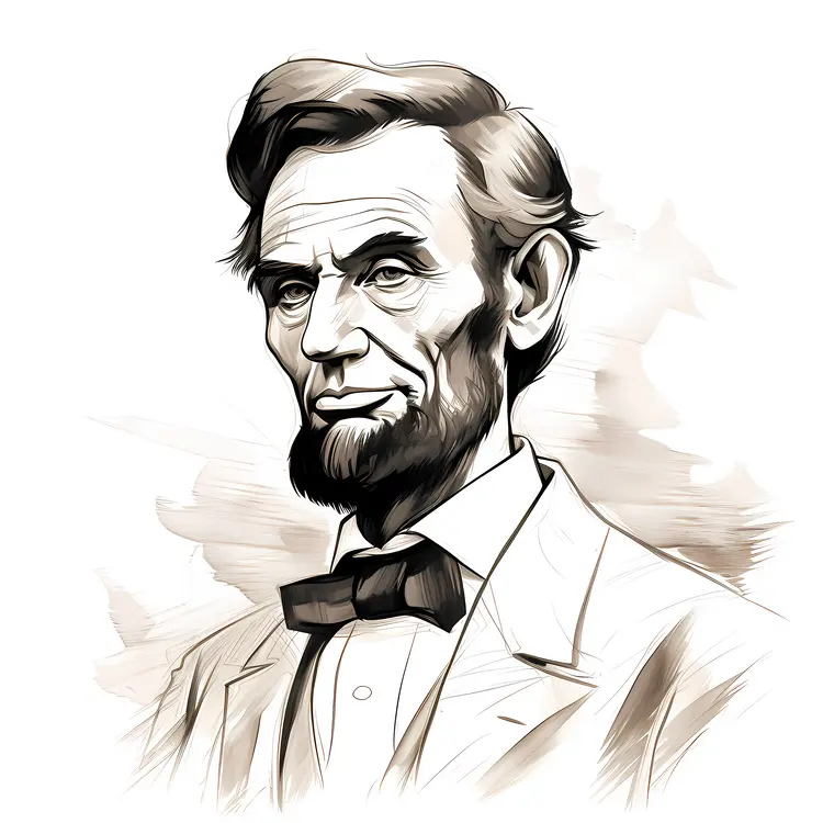 Historical Man with Beard in Formal Suit