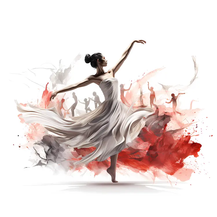 Ballet Dancer in a White Dress