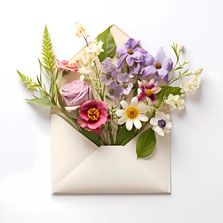 Mixed Flowers in an Envelope