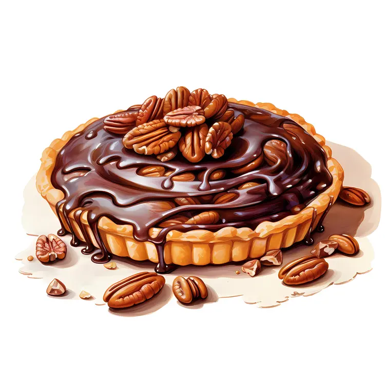 Delicious Chocolate Pecan Pie for Festive Celebrations