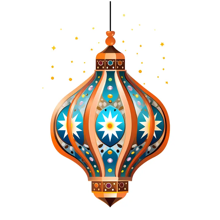 Colorful Hanging Decorative Lantern