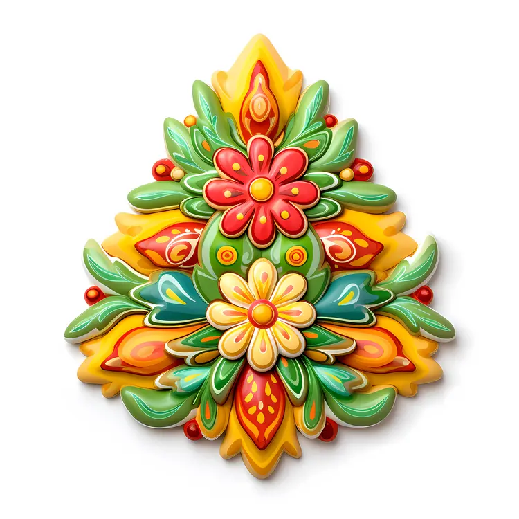 Colorful floral design