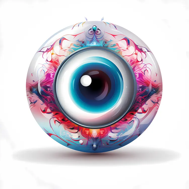 Colorful Abstract Eye Artwork