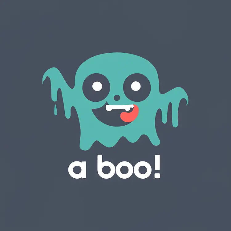 Ghost Cartoon for Halloween