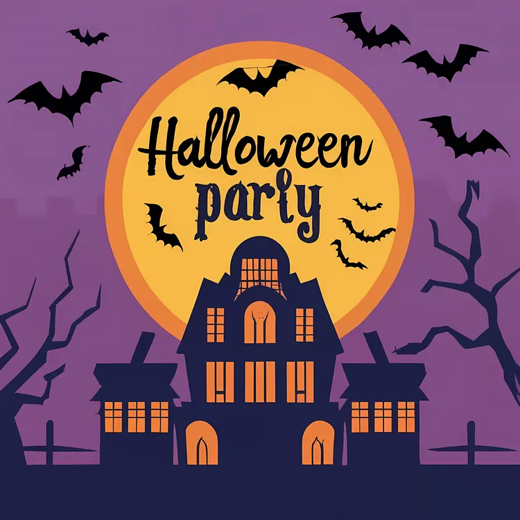 Halloween Party at Haunted House