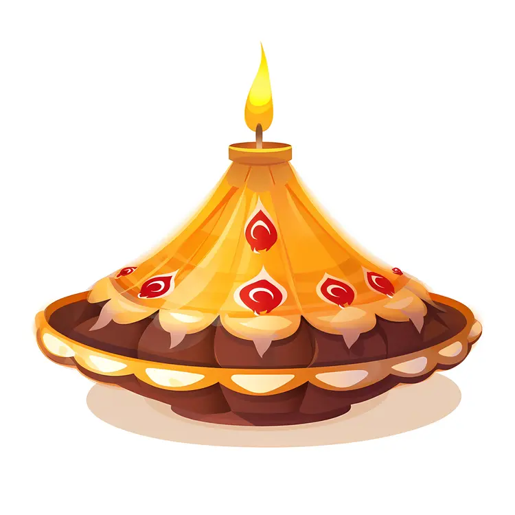 Decorative Diya for Diwali Celebration