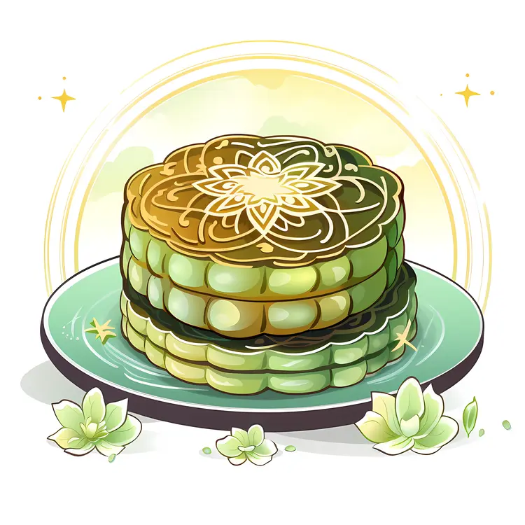 Green Mooncakes for Mid-Autumn Festival