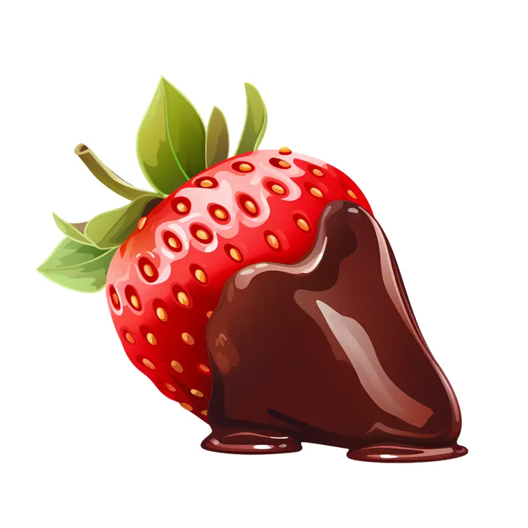 Strawberry with Chocolate Coating