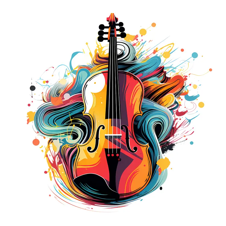 Colorful Violin