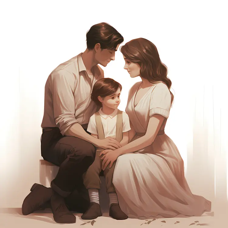Tender Family Moment